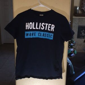 Hollister t-shirt- medium- navy blue